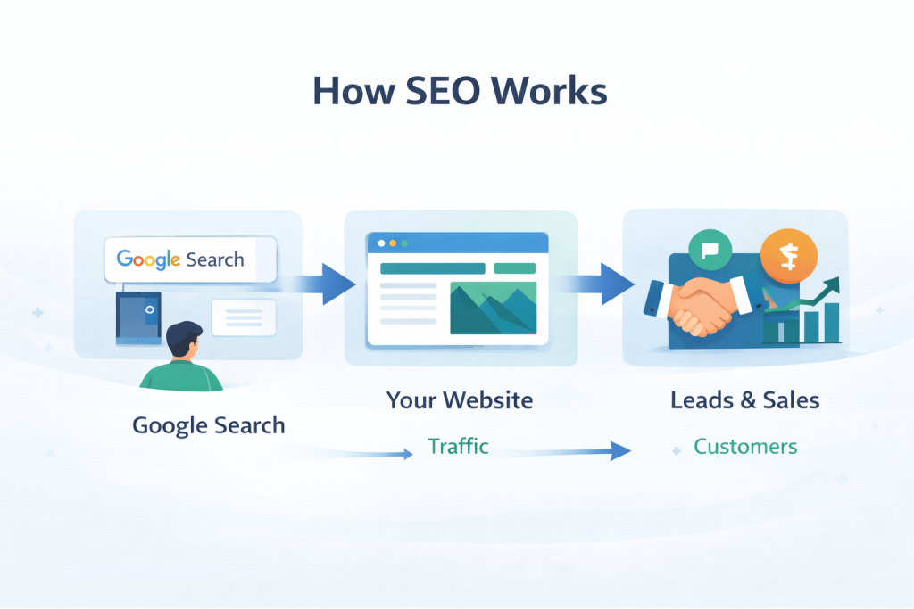 How SEO works for business websites
